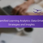 Gamified Learning Analytics: Data-Driven Strategies and Insights