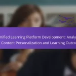 Gamified Learning Platform Development: Analytics Use, Content Personalization and Learning Outcomes