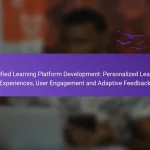 Gamified Learning Platform Development: Personalized Learning Experiences, User Engagement and Adaptive Feedback
